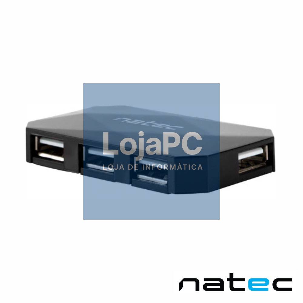 Hub USB 2.0 C/ 4 Portas NATEC
