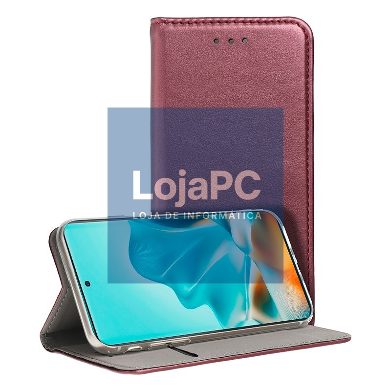 COOL Flip Cover for Motorola Edge 60 / Edge 60 Fusion Smooth Burgundy