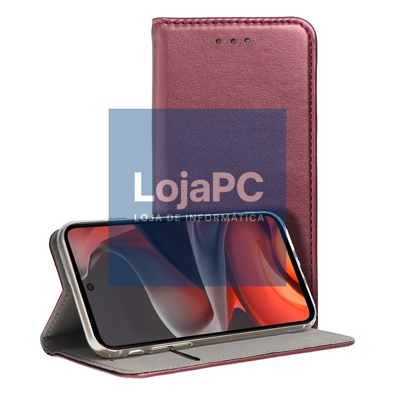 COOL Flip Cover for Motorola Moto G05 / G15 Smooth Burgundy