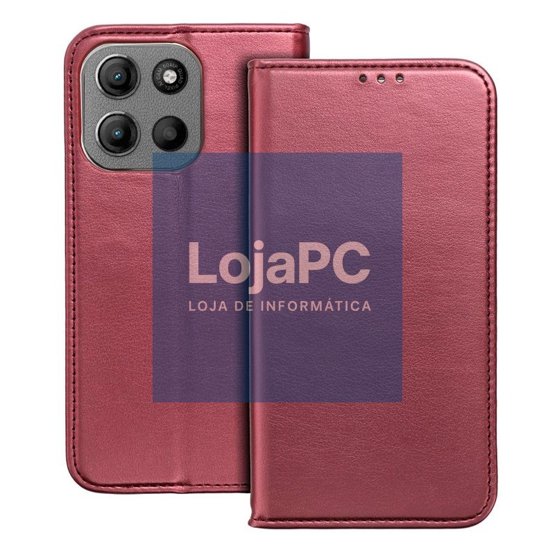 COOL Flip Cover for Motorola Moto G05 / G15 Smooth Burgundy — imagem 3