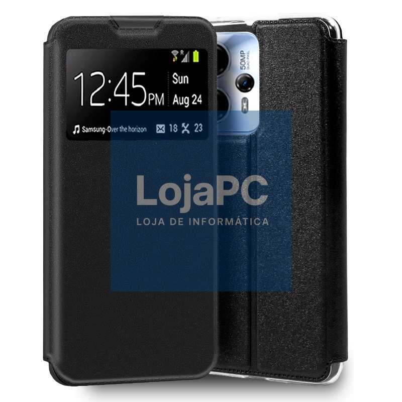 COOL Flip Cover for Motorola Moto G13 / G23 Smooth Black