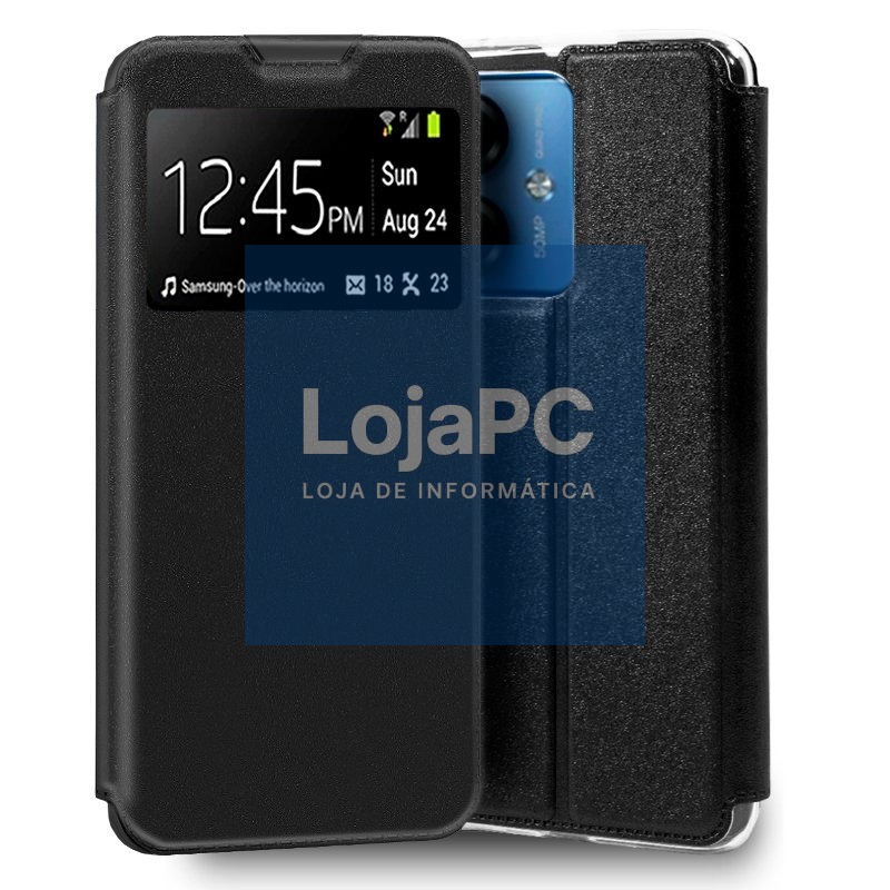 COOL Flip Cover for Motorola Moto G14 Smooth Black