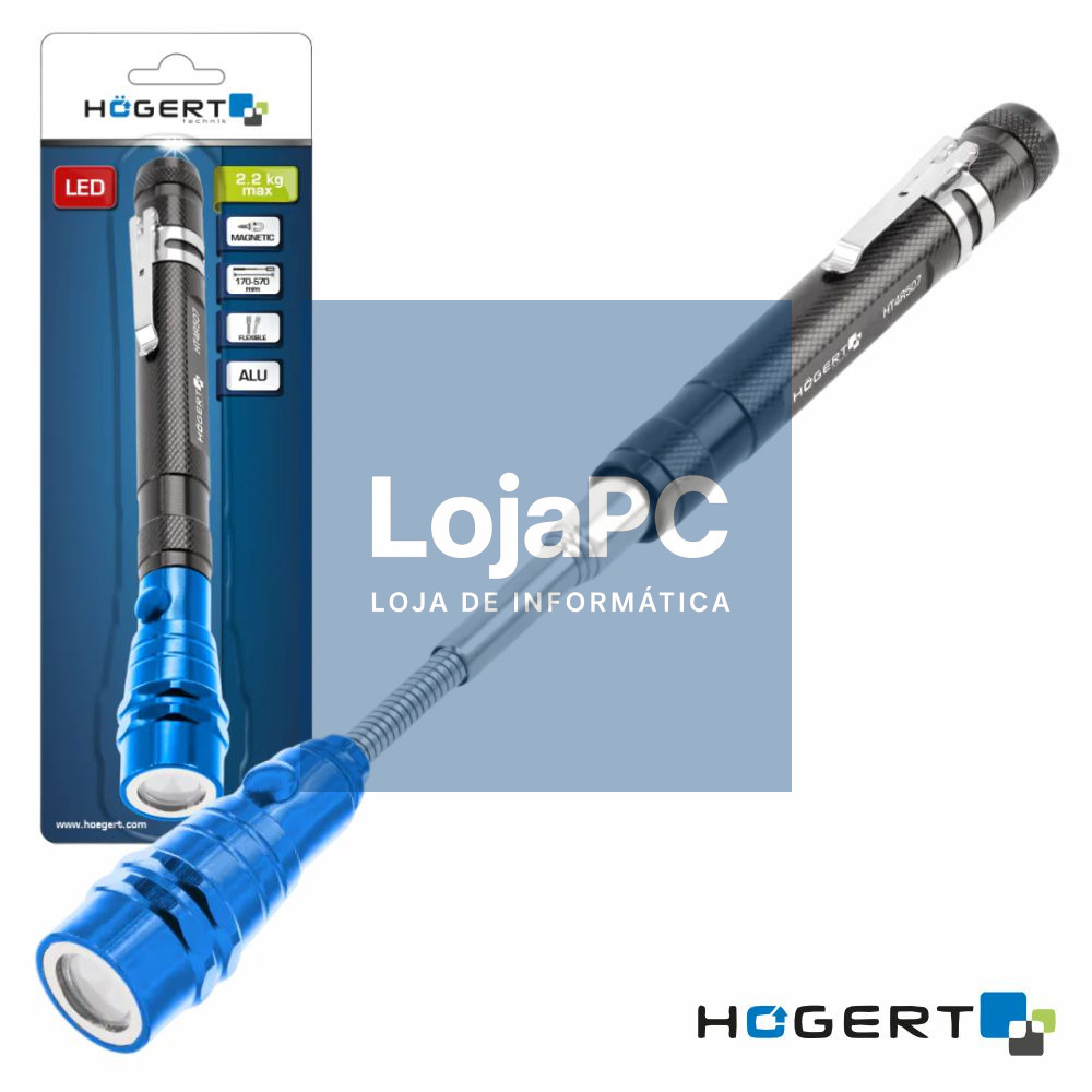 Lanterna LEDS Extensível Magnética Flexível HOGERT