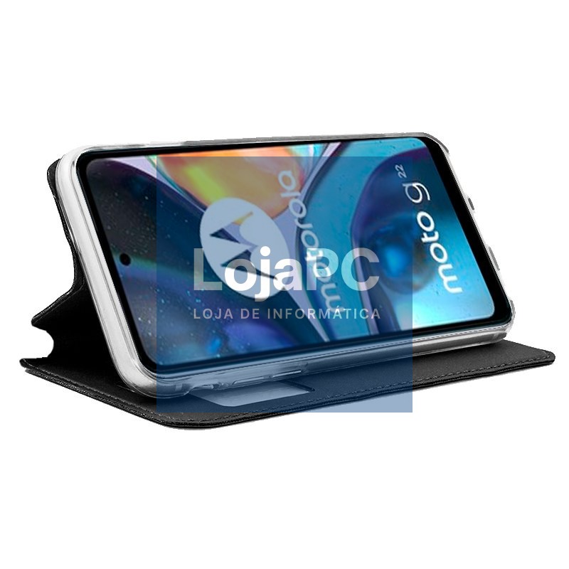 COOL Flip Cover for Motorola Moto G22 Smooth Black — imagem 2