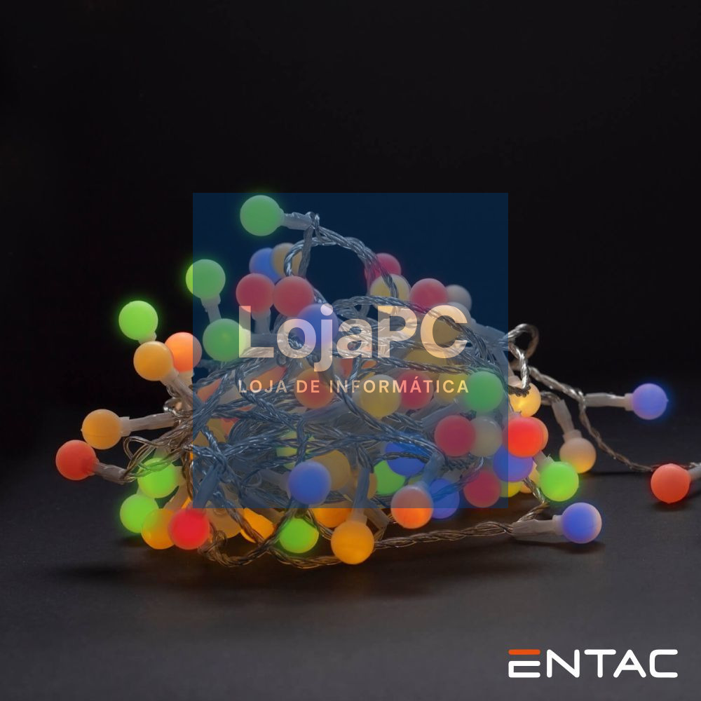 Grinalda 120 LEDS Multicor 220V 9mt