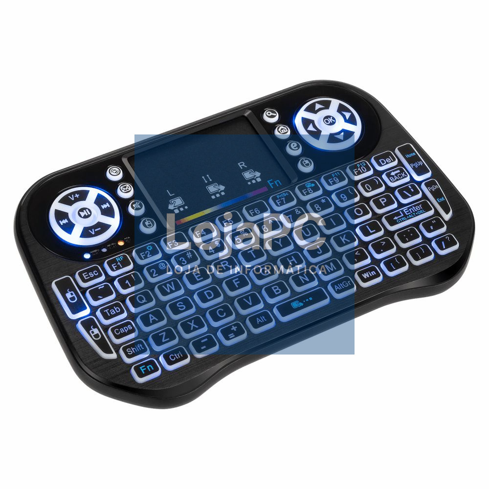 Teclado Touchpad S/ Fios USB 2.4GHz