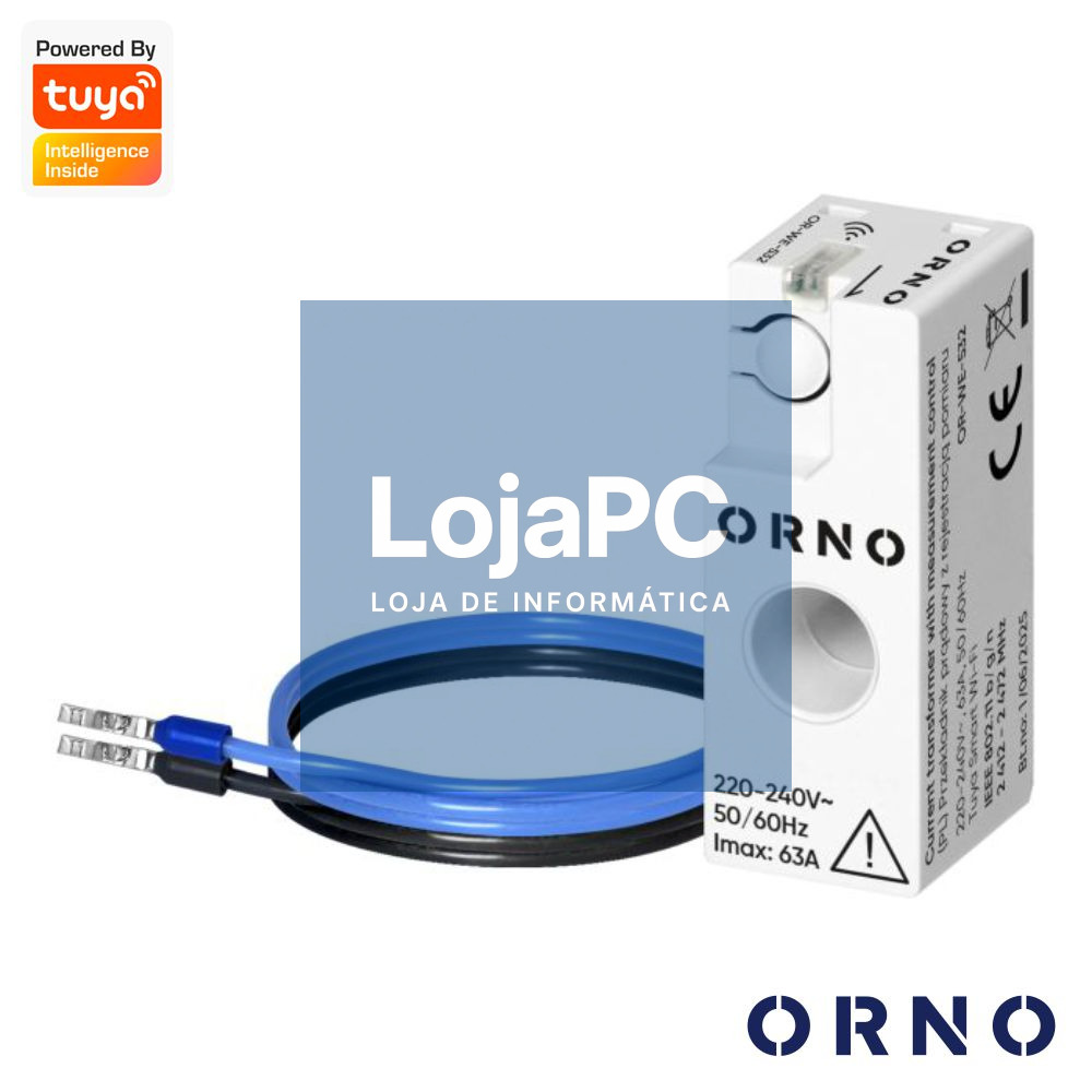 Contador de Energia Trifásico c/transformador 250V/63A WIFI
