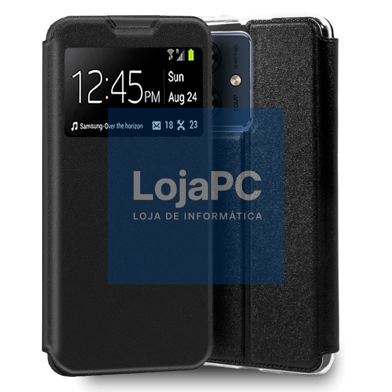 COOL Flip Cover for Motorola Moto G54 5G Smooth Black