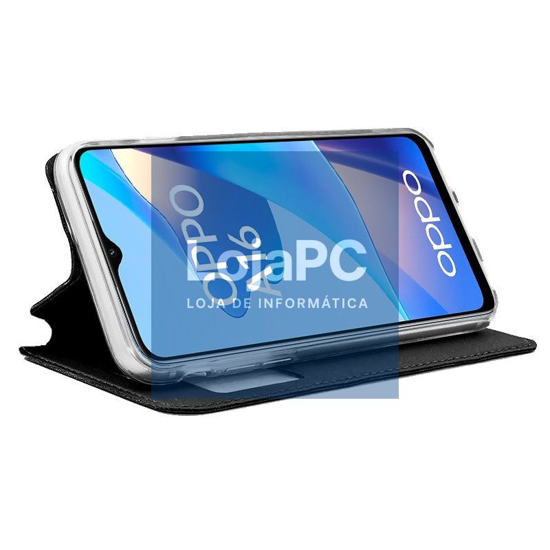 COOL Flip Cover for Oppo A16 / A16s / A54s Smooth Black — imagem 2