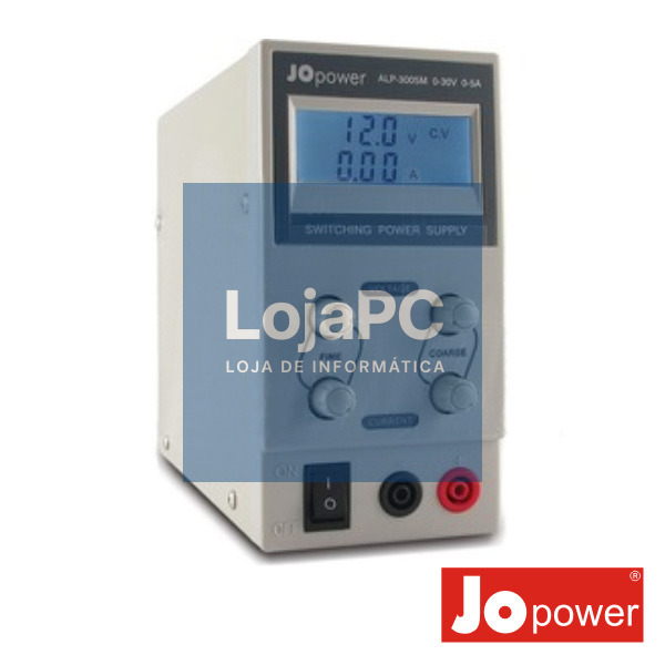 FONTE DE ALIMENTAÇÃO DIGITAL 0-30V / 0-5A JOPOWER
