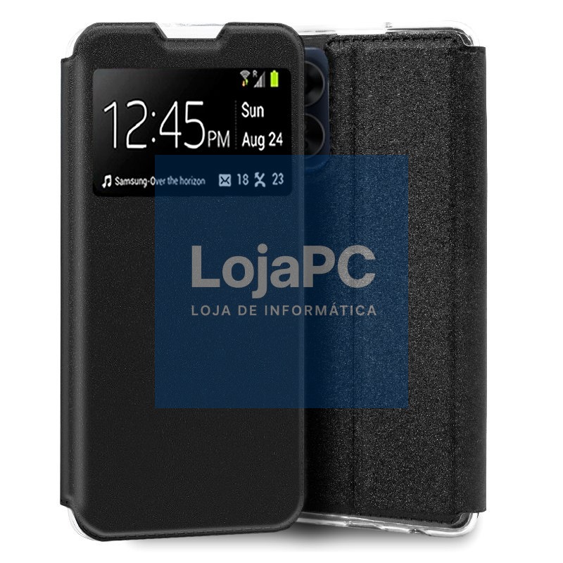 COOL Flip Cover for Oppo A17 Smooth Black