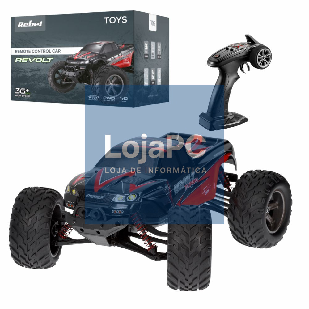 Carro Telecomandado de 4.8V 1500mAh 2.4GHZ 1:12