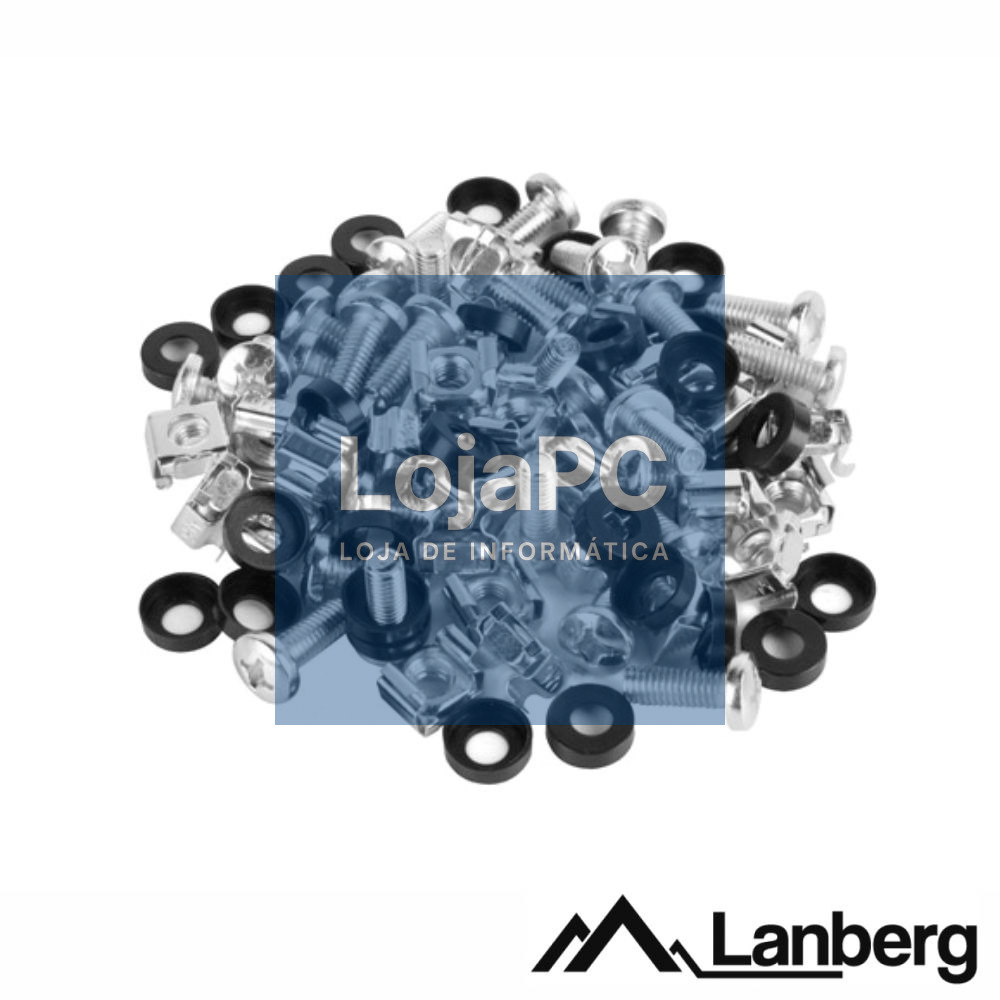 Conjunto de Parafusos P/ Bastidor / Rack 19" 50Pcs LANBER