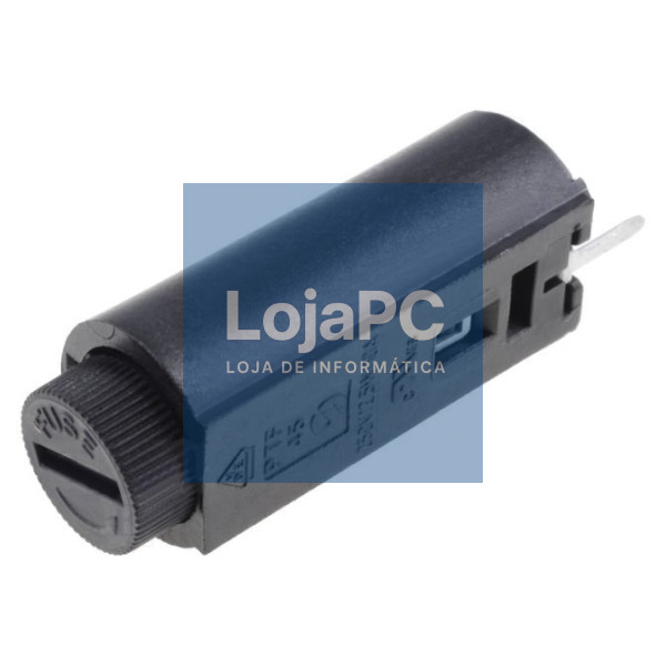 PORTA-FUSÍVEIS 5X20MM P/ CI C/ CÁPSULA ROTATIVA