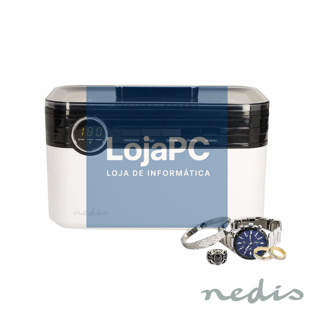 Máquina de Limpeza Ultrassónica para Joias 1,8 L NEDIS