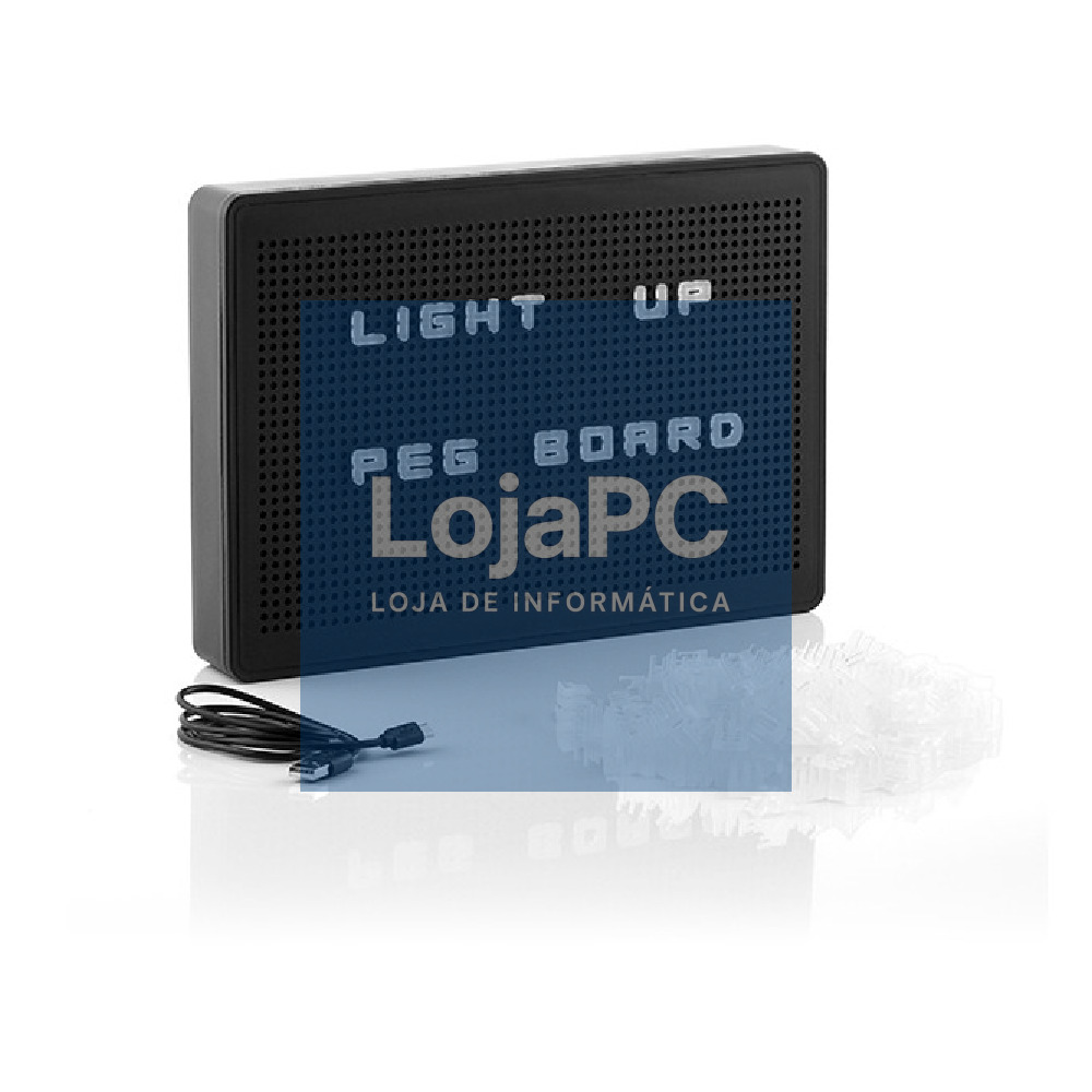 CAIXA DE LUZ LED PERFURADA A4 200 CARACTÉRES