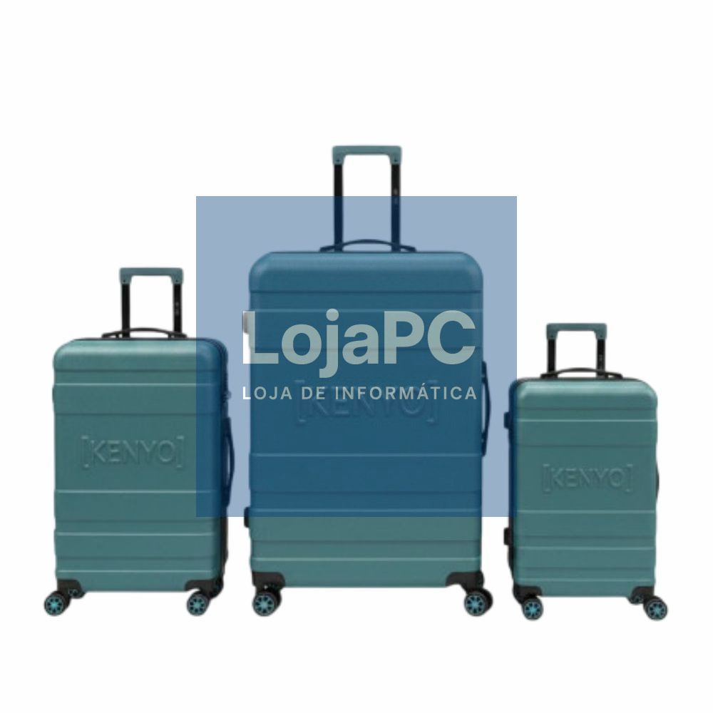 Conjunto De 3 Malas De Viagem 20"/24" e 28" Verde
