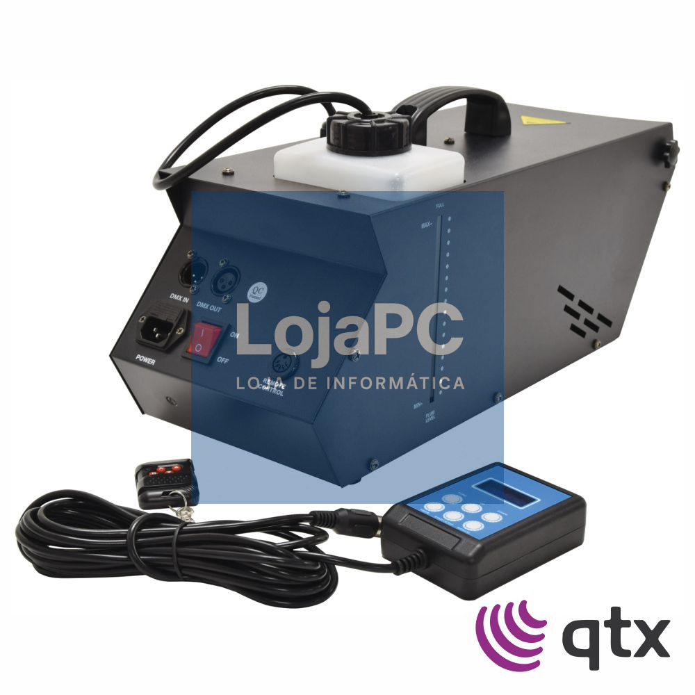 Máquina De Névoa 800W C/ 2 Comandos DMX QTX