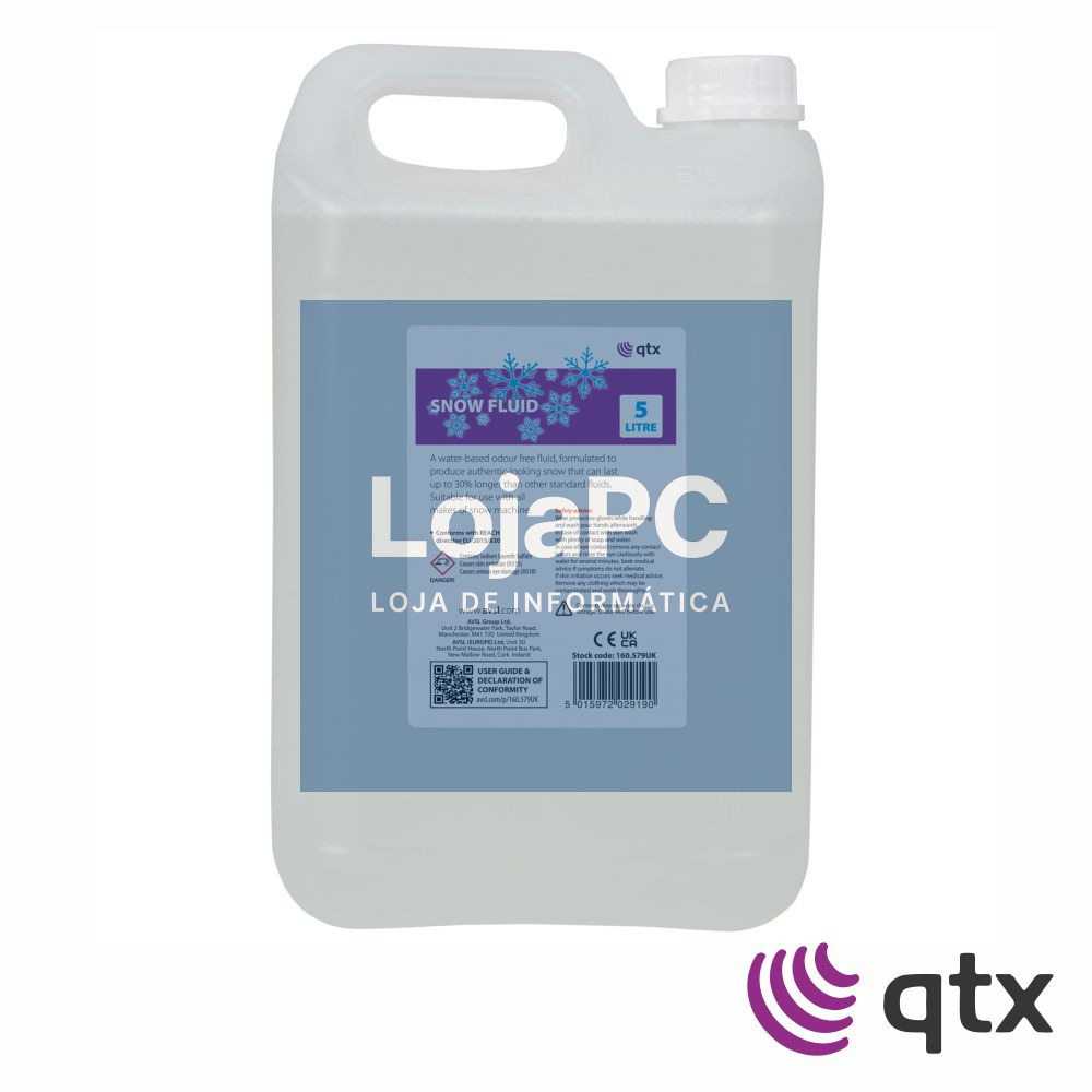 Líquido para Máquina de Neve 5L QTX