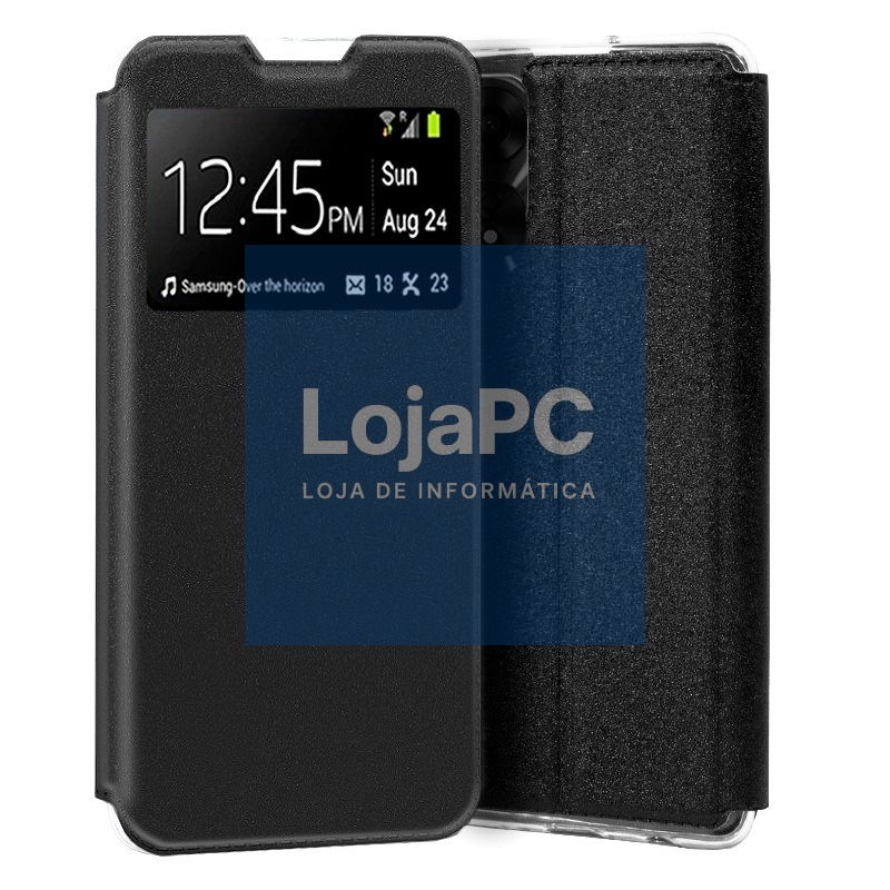 COOL Flip Cover for Oppo A78 5G Smooth Black