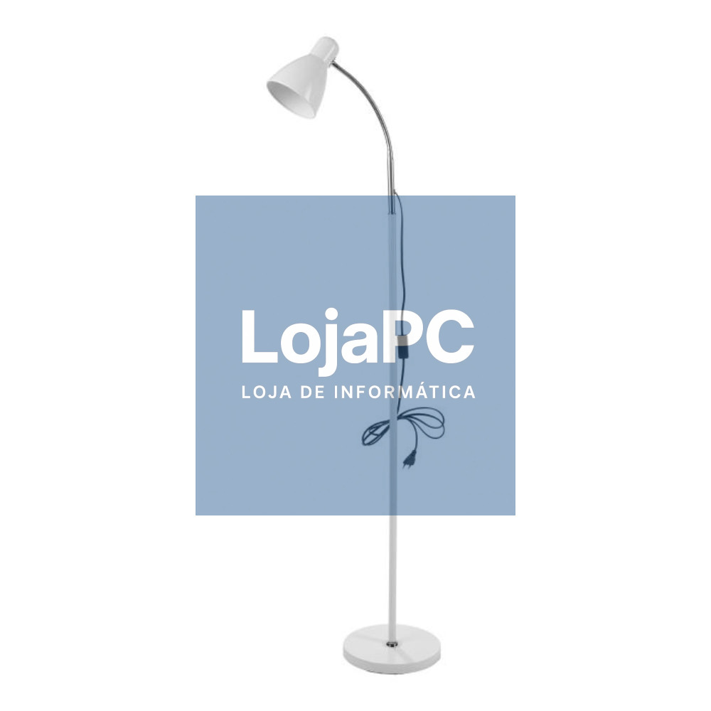 Candeeiro de Pé LED 20W 160cm Branco VIRONE