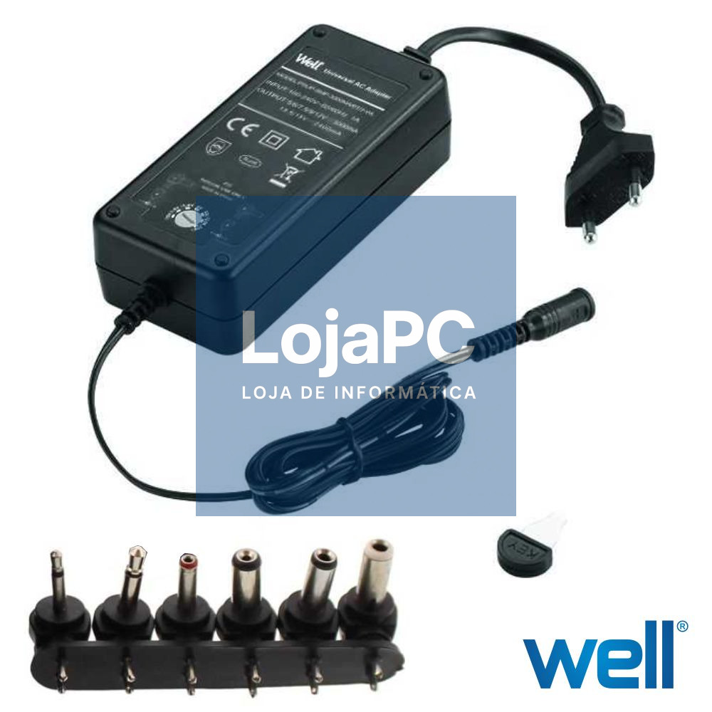 Alimentador Switching 6 Fichas Universal 5V-12V 3A