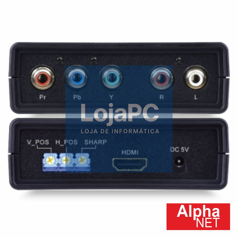 DISTRIBUIDOR COMPONENTES + ÁUDIO P/ HDMI ALPHANET