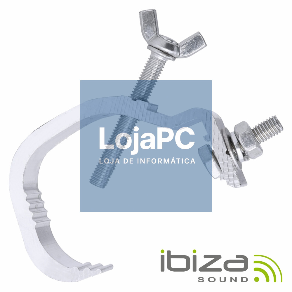 GANCHOS P/ PROJETORES FORMA G PRATEADO 20KG IBIZA