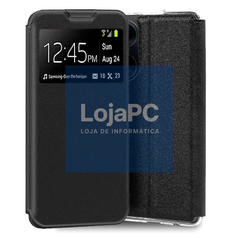 COOL Flip Cover for Oppo A98 5G Smooth Black