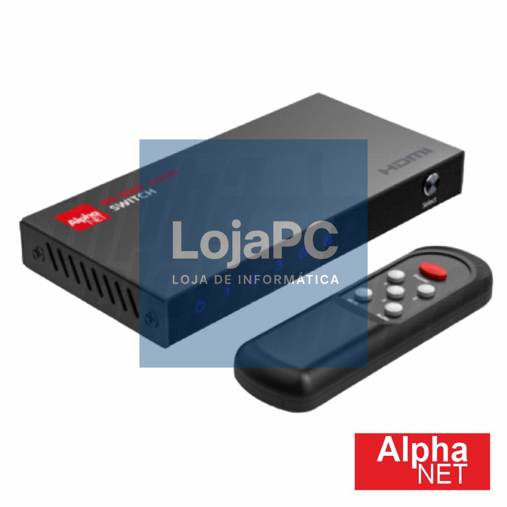 Distribuidor Comutador HDMI 3 Entradas 1 Saída UHD 8K 60Hz