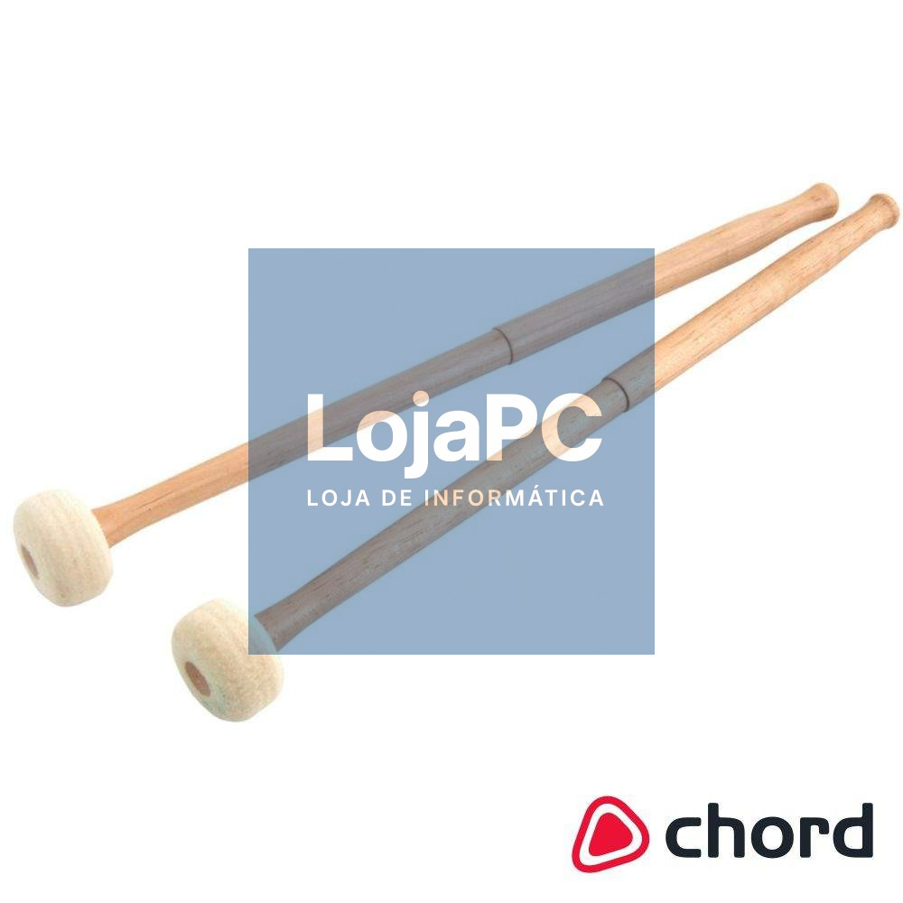 Baquetas Para Percussão Ponta Feltro Duro Maple CHORD