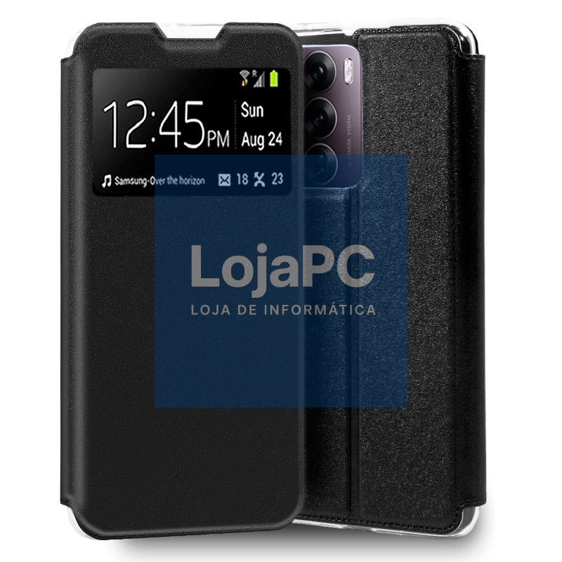 COOL Flip Cover for Oppo Reno 12 Pro 5G Smooth Black