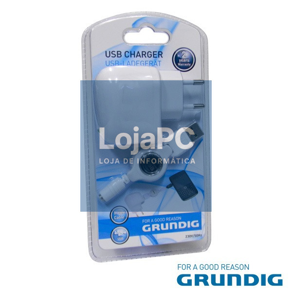 ALIMENTADOR COMPACTO COMUTADO C/ USB GRUNDIG