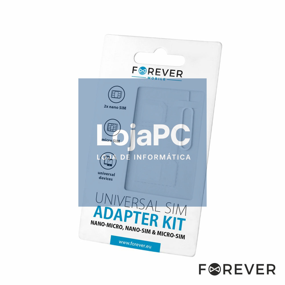 CONJUNTO ADAPTADOR CARTÕES SIM