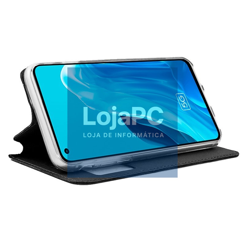COOL Flip Cover for Oppo Reno 8 Lite 5G Smooth Black — imagem 2