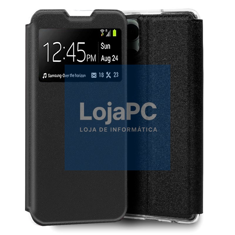 COOL Flip Cover for Oppo Reno 8 Lite 5G Smooth Black