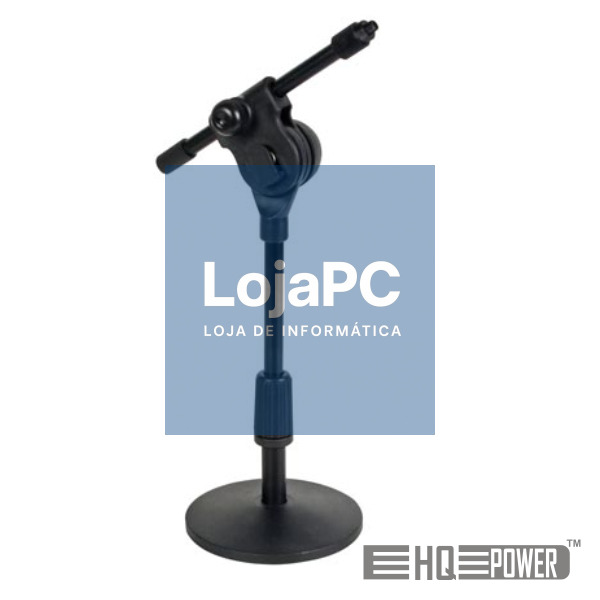 SUPORTE P/ MICROFONE DE MESA HQ POWER