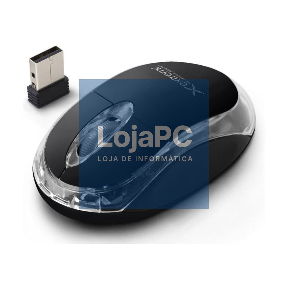 Rato Óptico 1000DPI S/ Fios 2.4GHz
