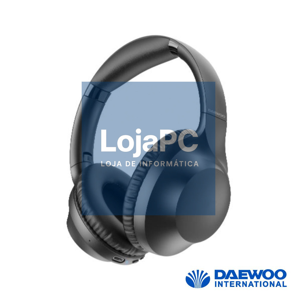 Auscultadores Bluetooth 5.3 S/ Fios Preto DAEWOO