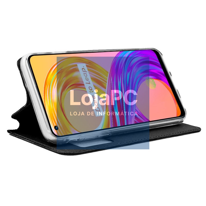 COOL Flip Cover for Realme 8 / 8 Pro Smooth Black — imagem 2