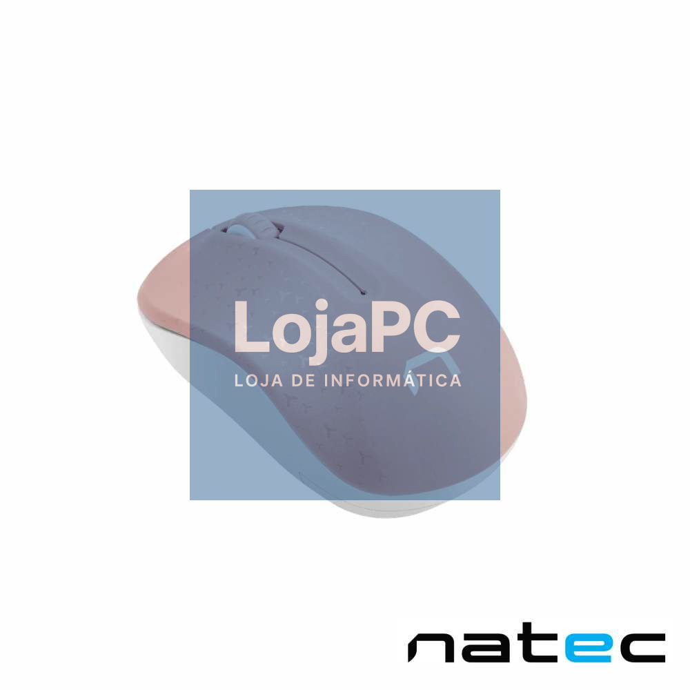 Rato Óptico TOUCAN S/ Fios 1600DPI USB Rosa NATEC