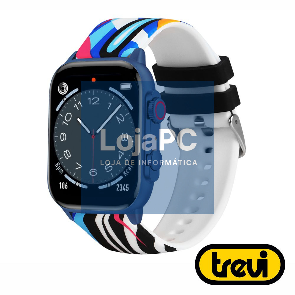 SmartWatch AMOLED 1.95" P/ Android/IOS Preto TREVI