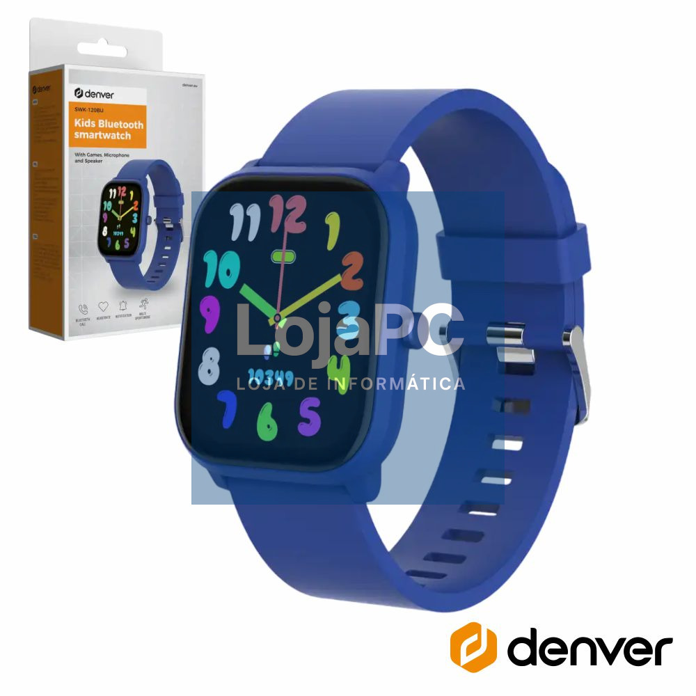 Smartwatch Bluetooth 1.75" Criança Azul DENVER