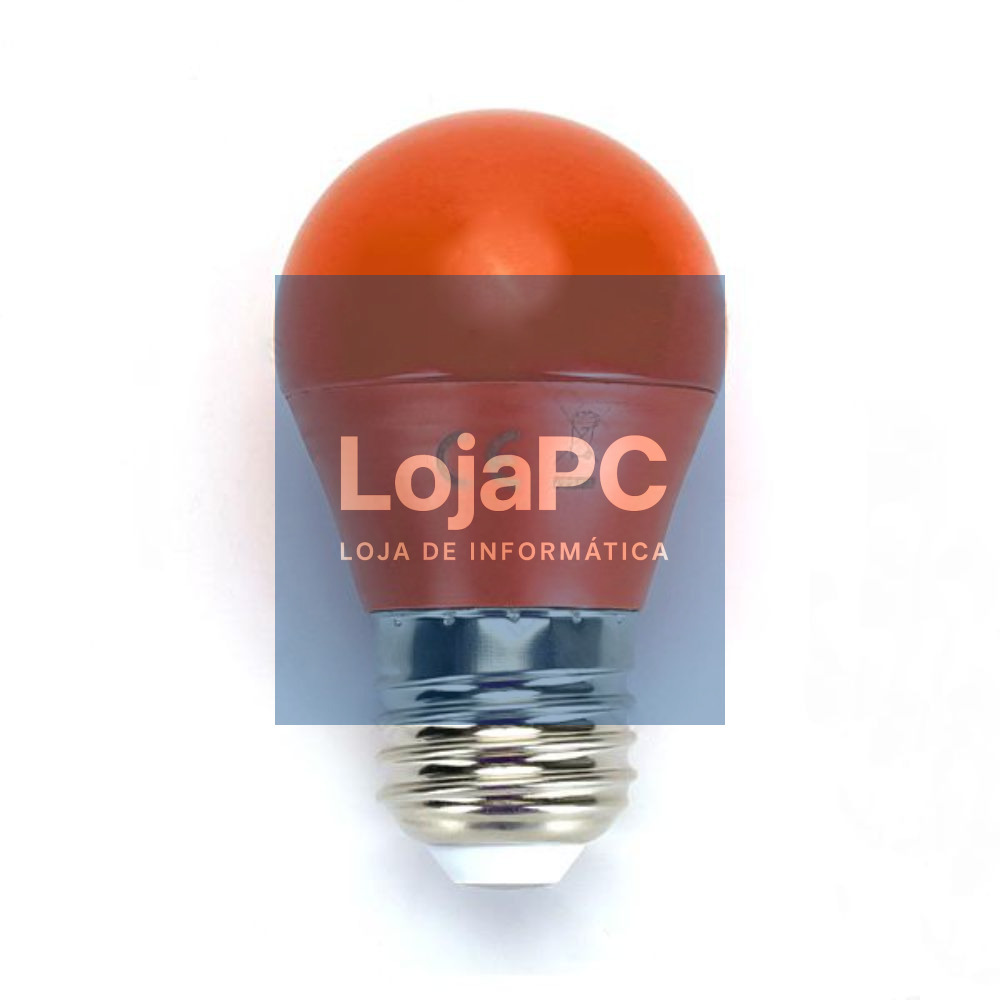 Lâmpada E27 4W= 30W 230V LED Laranja