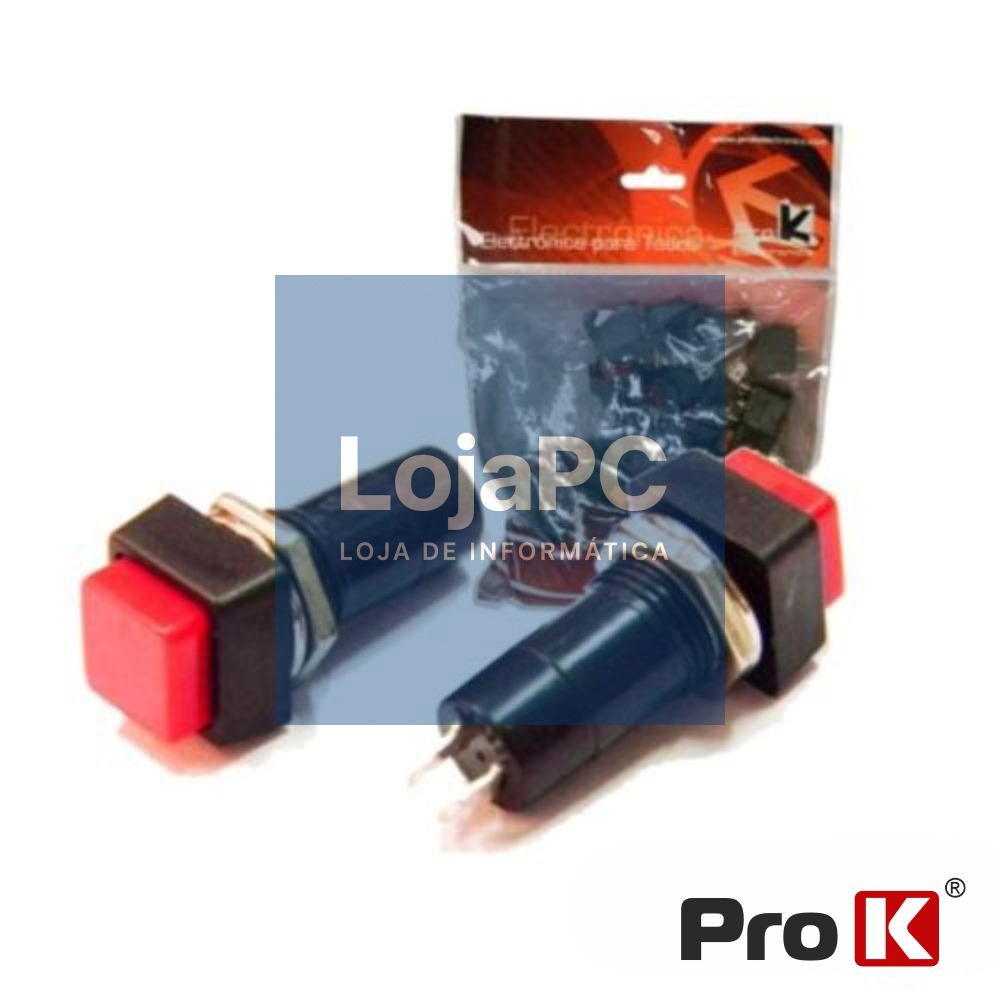 INTERRUPTOR PRESSÃO N/FECHADO 25X PROK