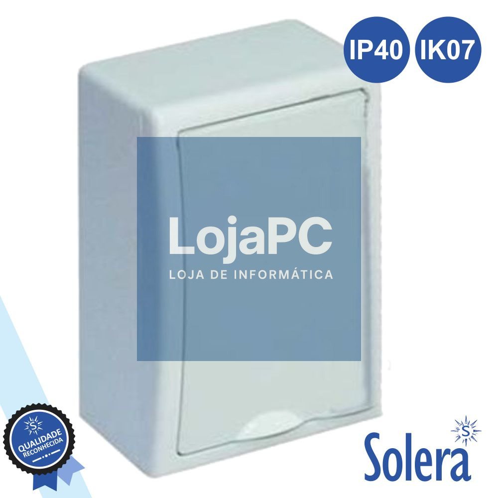 CAIXA DISTRIBUIÇÃO ELÉTRICA 4 ELEMENTOS IP40 IK07 SOLERA