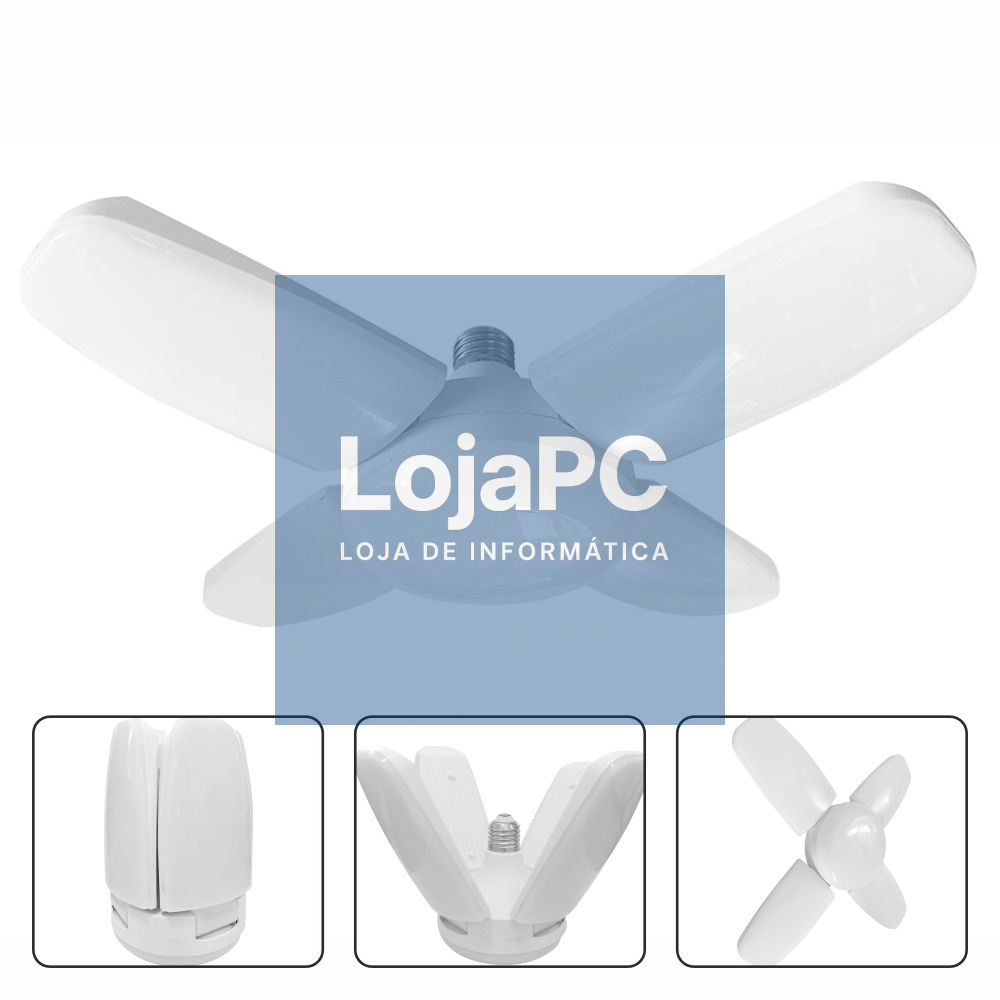 Lâmpada Leaf LED E27 30W 230V 6500K 3000lm