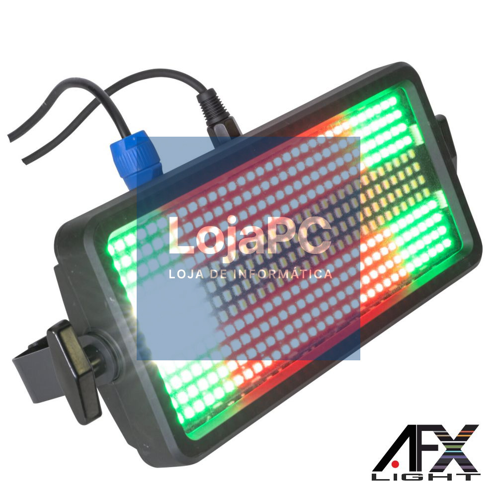 Estroboscópio C/ 236 LEDS RGB + 128 LEDS Brancos AFXLIGHT