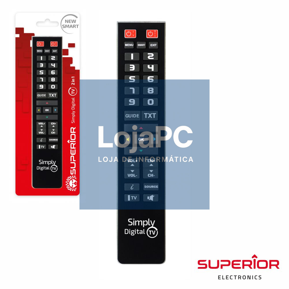 TELECOMANDO PROGRAMÁVEL SIMPLY DIGITAL TV