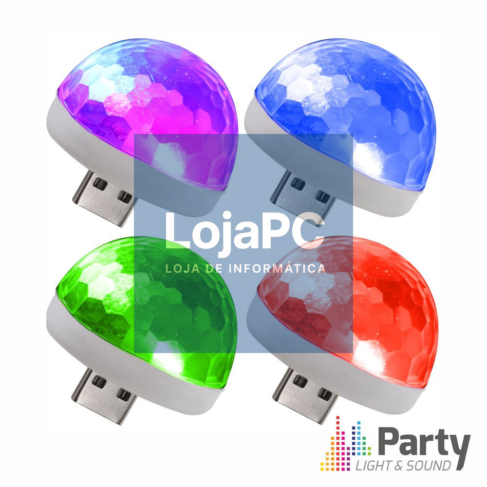 Conjunto de 4 AstroRGB USB PARTY